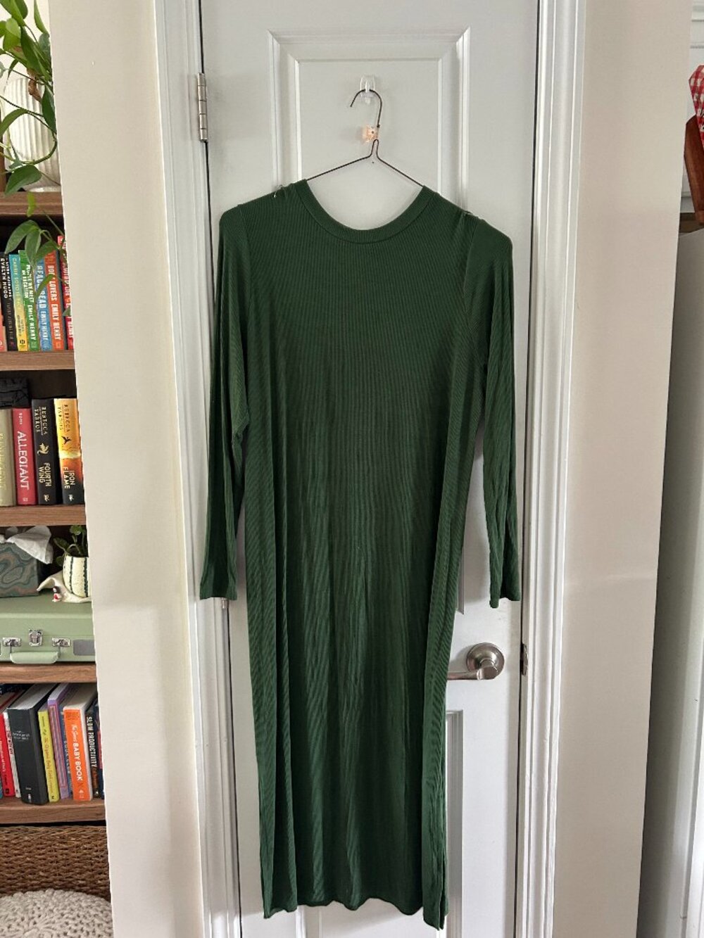 Motherhood Green Midi Dress